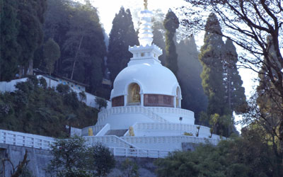 The peaceful Japanese Peace Pagoda